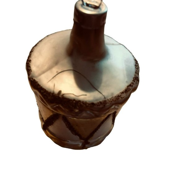 Vintage Drum Christmas Ornament, West Germany 1940s - Picture 4 of 6